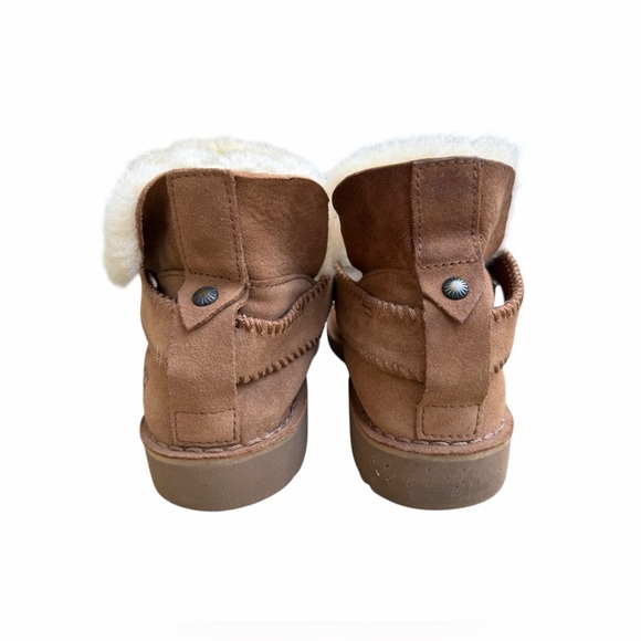 UGG NEW McKay Chestnut Sheepskin Ankle Boots - Picture 10 of 14